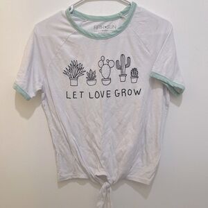 Fifth sun let love grow shirt